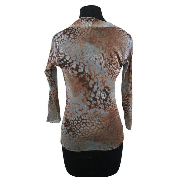 Juki Women's Size Small Ruched Front Shirt - Picture 4 of 5